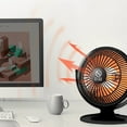 thumbnail image 6 of Heater Fan, Small Heaters Home Improvement,Portable Electric Space Heater with Thermostat, 200W Indoor Portable Electric Heaters Safe and quiet Small Heater Fan For Office Bedroom Desk, 6 of 9
