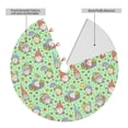 thumbnail image 2 of Lsque Spring Gnomes Print Christmas Tree Skirt, Tree Skirt with Ties or Velcro, Perfect for Holiday Decorations, Halloween, and New Year-30", 2 of 7