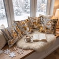 thumbnail image 3 of 2026 Christmas Indoor Home Decor 4 Pack Christmas Decorative Throw Pillow Covers Scene Visual Holiday Cushion Slipcovers Pillow Cases With Hidden Zipper For Sofa Couch Indoor, 3 of 7