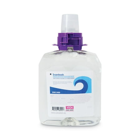Boardwalk Green Certified Foam Soap, Fragrance Free, 1250mL Refill, 4/Carton
