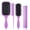 Purple, variant on Hair Brush for Women and Men, 4Pcs Paddle Brush Detangling Brush Hair Comb Set for Long Thick Thin Curly Hair, Hairbrush Great On Wet or Dry, No More Tangle