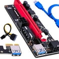 thumbnail image 5 of PCI- 009S Tarjeta Adaptadora USB de Extensión Gráfica 1x a 16x, No Se Necesitan Controladores, para Configurar , Gpu Rigs Azul Macarena módulo extensor pcie, 5 of 5