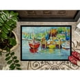 thumbnail image 3 of On the Dock Sailboats Door Mat, 3 of 4