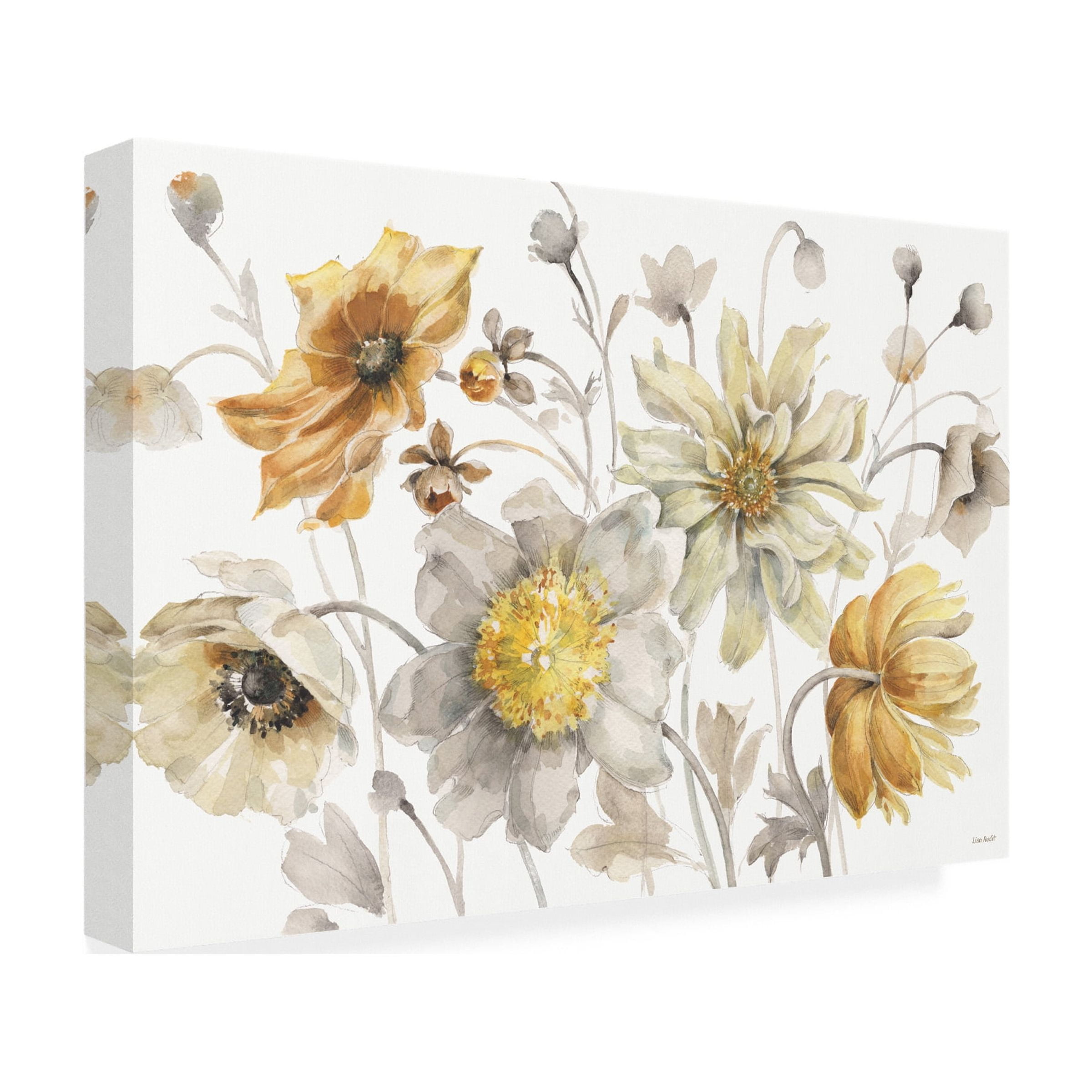 Trademark Fine Art 'Fields of Gold I' Canvas Art by Lisa Audit