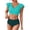 Green, variant on MSJUHEG Ruffle Bikini,Plus Size Swimsuit for Women,Spaghetti Straps Swimsuit,Push Up,Mid Rise Bikini Sets for Women,Ruched Two Piece Swimsuit,Bathing Suit with Shorts Blue L