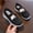 Black, variant on Boys and Girls Sneakers Breathable Double Mesh Fly Woven Running Shoes Pink 8 Years