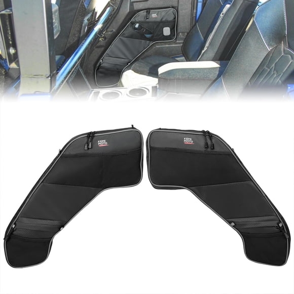 KEMIMOTO UTV Rear Door Bags with Knee Pad Compatible with Polaris General 4 1000 /XP 4 1000 2017-2026, 2PCS with Rear Side Door Storage Bag Accessories