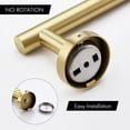 thumbnail image 3 of KES Gold Towel Bar for Bathroom 23.6 inch Wall Mount Brushed Brass, 3 of 10