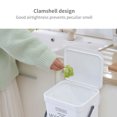 thumbnail image 3 of facefd Environmental PP Wall Trash Bin Portable Garbage Bin With Lid For Household Kitchen Toilet, 3 of 7