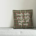 thumbnail image 2 of Creative Products Single All The Way in Tartan Plaid 18x18 Spun Poly Pillow, 2 of 2