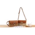 thumbnail image 6 of LinYooLi Women Square Lock Crossbody Woven Bag Summer Leisure Straw Woven Bag Shoulder Beach Bag Female Messenger Bag Brown, 6 of 9