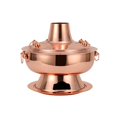thumbnail image 1 of Thickened Stainless Steel Charcoal Chinese Copper Hot Pot Old Beijing Style Hot Pot Chinese Pot Cookware Cookware Set, 1 of 3