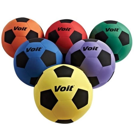 Voit® Featherlite Rainbow Soccer Balls (6-PACK)