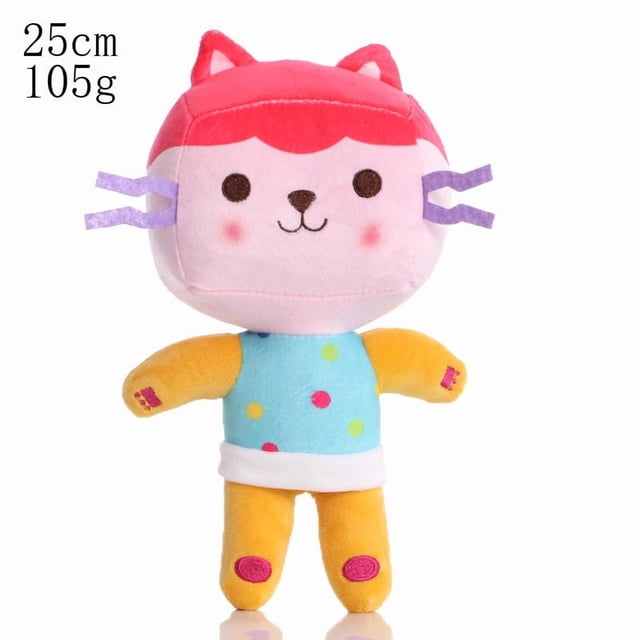 Gabby Dollhouse Pandy Paws Plush Toy, 10 Inch Soft Stuffed Doll, Standing Pandy Paws Figure for Kids & Fans