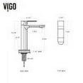 thumbnail image 6 of VIGO Norfolk Single Handle Single-Hole Bathroom Vessel Faucet in Matte Black, 6 of 10