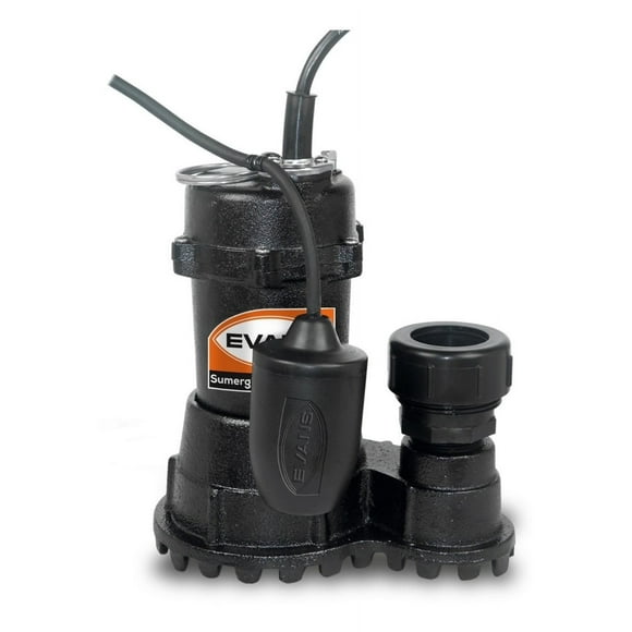 Bomba Sumergible Evans Agua Sucia 1/2 Hp Con Flotador 115v