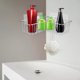 thumbnail image 4 of Estantes de esquina adhesivos de pared a prueba de herrumbre Bañera Baño Ducha Champú Organizador de corporal Cesta Estante de esquina de Sunnimix estante de la esquina de la pared, 4 of 7