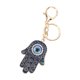 thumbnail image 2 of Llavero De La Suerte, Diseño único, Hebilla De Metal Exclusiva, Duradero, Resistente Al Desgaste, Llavero De Mal De Ojo Para Decoración De Bolsos Para Adornos Para Colgar En La ANGGREK Evil Eye Keychain, 2 of 8