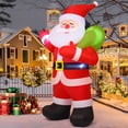 thumbnail image 2 of Papá Noel hinchable COMIN de Navidad de 2,7 m con luces LED, 2 of 6