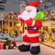 thumbnail image 2 of Papá Noel hinchable COMIN de Navidad de 2,7 m con luces LED, 2 of 6