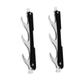 thumbnail image 4 of pitrice 2pieces Samurai Wakizashi Tanto Holder Wall Mount Rack For Martial Arts Collection Hanger Holder Bracket Display Rack black 3 layer, 4 of 6