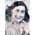 thumbnail image 4 of Stephen Chambers 24x32 Black Ornate Wood Framed With Double Matting Wall Art Titled - Anne Frank, 4 of 6