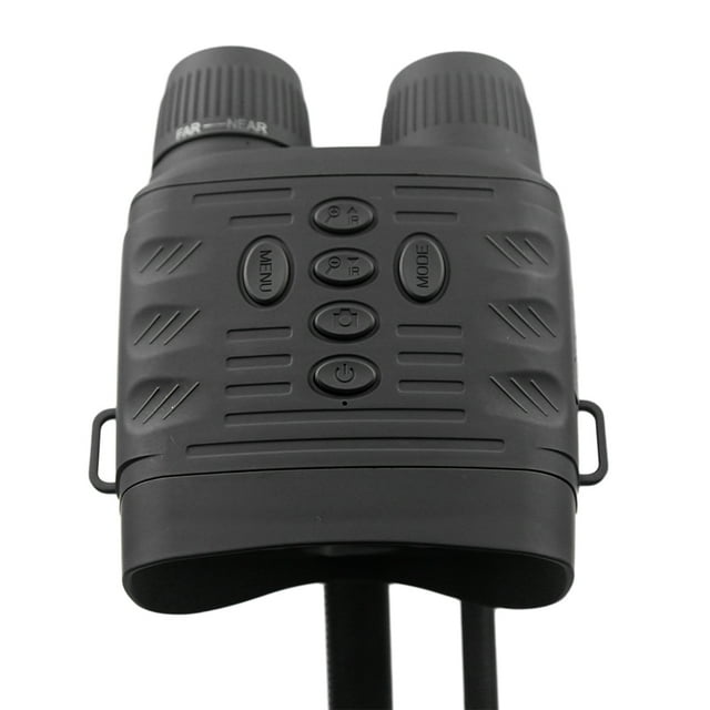 Mistaha Jumelles Vision Nocturne avec Résolution 4K, Utilisation Jour/nuit, Lumières Infrarouges, Écran 3 Pouces, 7 Niveaux de Luminosité, Scope de Chasse, Noir NV600B, Batterie Lithium Intégrée, Carte TF Non Incluse