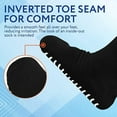 Super Wide Socks for Extra Swollen Lymphedema Feet NonSkid Grips