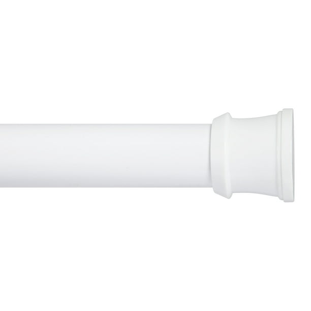 Kenney Twist Fit No Tools Tension Stall Shower Curtain Rod 24 40 White Com Tension Stall Shower Curtain Rod, 24 40 Inch Shower Curtain Rod