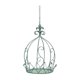thumbnail image 1 of Soporte colgante para flores con forma de corona, para uso exterior, decoración de patio, 25 x 35 cm Verde, 1 of 9