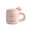 Pink-PK-home supplies, variant on MORESEC Home Sweet Easter Bunny Ceramic Mug with Lid Spoon, 10oz Cute Coffee Tea Cup Gift Set in Box for Home Office Decor
