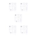 thumbnail image 2 of Kearding Regla de diseño hueco para acolchado transparente, plantillas de posicionamiento para máquina de coser, equipo de retales DIY, suministros para No.03 5piezas Kearding CBP187499, 2 of 5