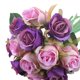 thumbnail image 2 of Ramo de rosas artificiales Qarigey de espuma falsa para fiesta de boda hogar jardín, 2 of 6
