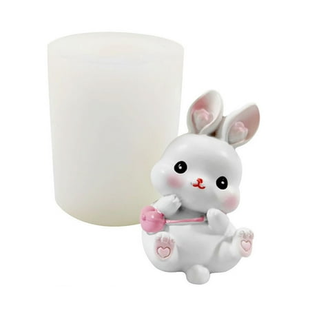 

FitBest 3D Easter Fondant Silicone Cake Decorating Tool DIY Baking Bunny Candy