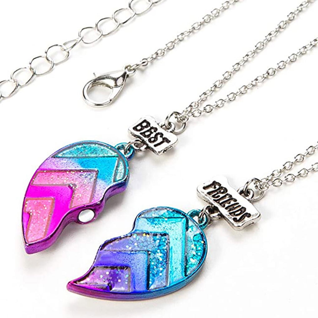 Buy SkyWiseWin Best Friend Half Heart Necklaces for Kids, Children's BFF  Necklaces Girls Necklace for Best Friend Jewelry 2 Pair Friendship Gifts  Online at desertcartINDIA