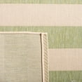 thumbnail image 5 of Safavieh Courtyard Ermintrude Striped Indoor/Outdoor Area Rug, Beige/Sage Green, 5'3" x 7'7", 5 of 9