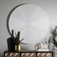 thumbnail image 2 of CosmoLiving by Cosmopolitan White Wooden Carved Radial Geometric Wall Decor, 2 of 7