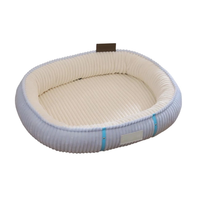 Leodye 1PCS Bed Winter Double Layer Insulated Washable Plush Surface Integrated Sleeping Pad All Season Use Small and Bed for Indoor -20.47x16.54in
