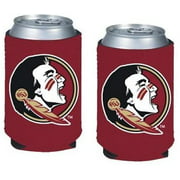 NCAA Florida State - Neoprene Pocket Coolies 2  FSU Seminoles Collapsible Beverage Insulators - Set of 2