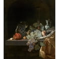 thumbnail image 2 of Isaac van Kipshaven 12x14 Gold Ornate Wood Frame and Double Matted Museum Art Print Titled - Sumptuous Still Life (1661), 2 of 4