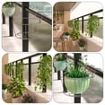 thumbnail image 3 of MasteelfCA Balcony Hanging Flowerpot Rack Stainless Steel Flower Planter Storage Rack, 3 of 8