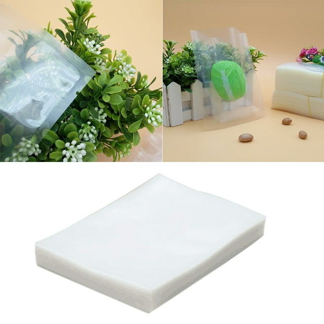 MERRYHAPY 100 Pcs Grands Sacs sous Vide en Nylon Bouillables pour la Conservation des Aliments