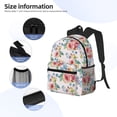 thumbnail image 5 of Fotbe Rose Flowers Lightweight Casual Laptop Backpack for Men and Women, Daily use Waterproof backpack, Backpack for College, 5 of 8