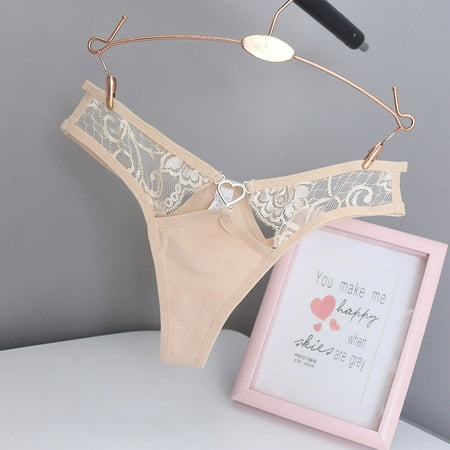 

dmqupv Adult Lingerie Womens Latex Panties Women s Pajamas Lingerie Lace Open Thong Bustier Corset Lingerie Set for Women Beige One Size