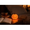 thumbnail image 5 of Fwttom Halloween Decor Indoor, Luminous Crackle Orange Glass Pumpkin Lights, Warm Light Pumpkin Table Lamp, Fall Halloween Decor for Mantel Home Holiday Party, 5 of 6
