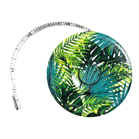 Jungle Designs 60 Inch Tape Measure Green Leaves