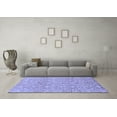 thumbnail image 3 of Ahgly Company Indoor Rectangle Abstract Blue Modern Area Rugs, 6' x 9', 3 of 4