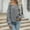 Gray, variant on AOOCHASLIY 2023 Womens Sweater Women's V-neck Pullover Fashion Casual Loose Knitted Sweater Top Blouse