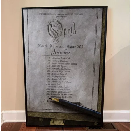 Opeth - Tour 2024 Poster
