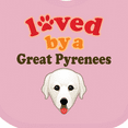 thumbnail image 4 of Inktastic Great Pyrenees Dog Boys or Girls Baby Bib, 4 of 4
